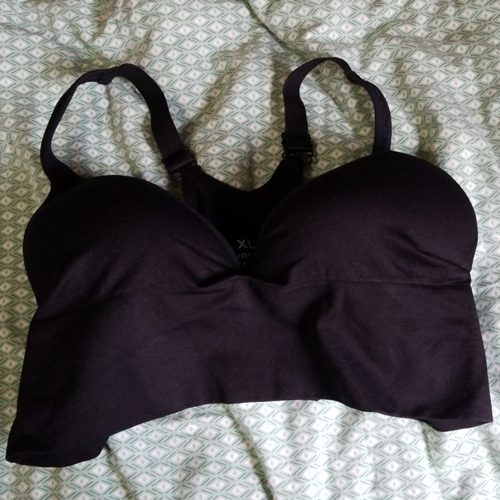 Black comfort bra